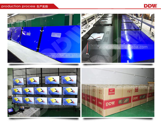 مانیتورینگ چند مانیتور اتاق فیلم دیوار 55 اینچ سطح کنترل RS232 DDW-LW550HN16