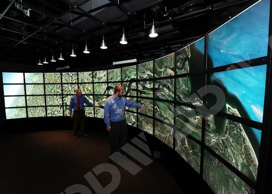 صفحه نمایش منعکس شده با نور پس زمینه صفحه نمایش 500 نان سطح ضد انعطاف پذیر LG Thin Bezel Monitor