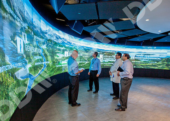 صفحه نمایش منعکس شده با نور پس زمینه صفحه نمایش 500 نان سطح ضد انعطاف پذیر LG Thin Bezel Monitor