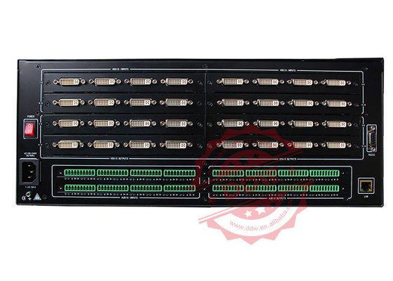 VGA DVI HDMIx2 پردازنده ویدئو دیجیتال 2x3 1920X1080p ورودی امنیت Cctv ویندوز