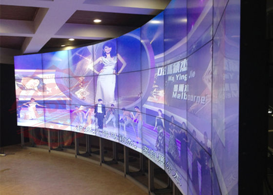 صفحه نمایش 3.5 میلیمتری قاب HDMI منحنی نمایشگر مانیتور 46 اینچ LED backlight 5ms زمان پاسخ