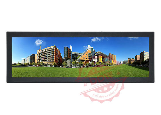 صفحه نمایش اطلاعات لمسی کامل HD کیوسک DDW-ADS-35001 پانل ابعاد 891.6 * 60.4 * 15.8