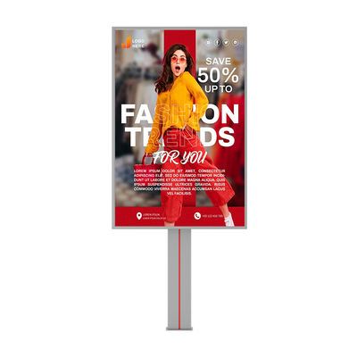 نصب آسان ضد آب IP65 p6 8000nits فولاد سیستم 4G تبلیغات بیرونی LED بیلبورد با HDMl