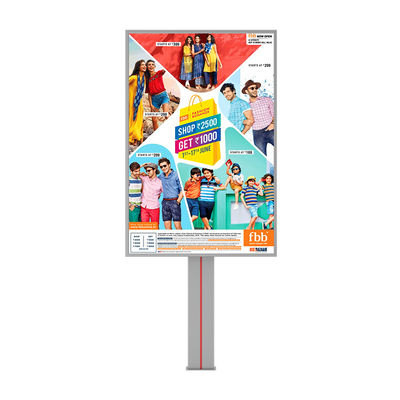 طراحی پیشرفته 8000nits ضد آب IP65 p6 فولادی در خارج از خانه اعلامیه LED برای تبلیغات