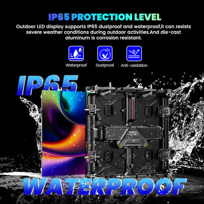 ضد آب 500x500 رنگ کامل p3.91 p1.56 P2.604 صفحه 7680hz صفحه نمایش داخلی در فضای باز صفحه نمایش دیواری اجاره صحنه