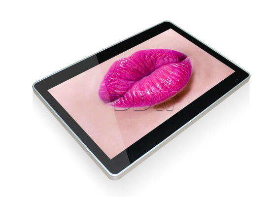 صفحه نمایش دیوار داخلی مجهز نمایش 32 اینچ 3G 4G Wifi MP4 پخش تبلیغات
