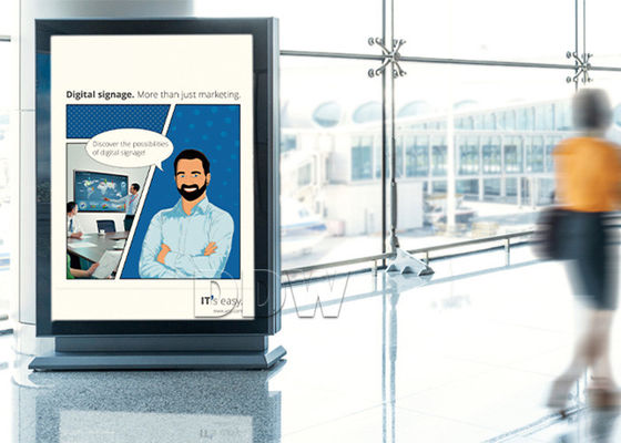 نسخه صنعت Lcd علامت های دیجیتال 1920x1080 DDW-AD8201SN برای فروشگاه بزرگ بزرگ