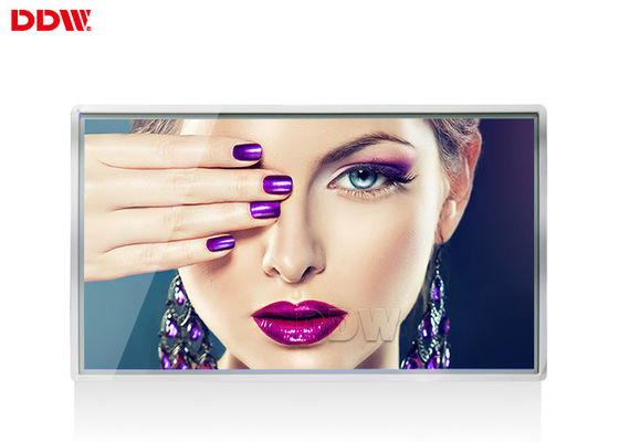 Android Wall Mount Interactive صفحه نمایش لمسی علامت های دیجیتال 5ms پاسخ زمان برای آسانسور