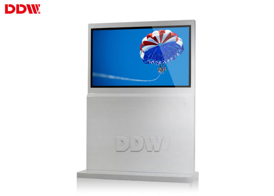 55 اینچ منبع باز رایگان ایستاده کیوسک تبلیغات برای هتل ها نرم افزار رایگان DDW-AD5501SN