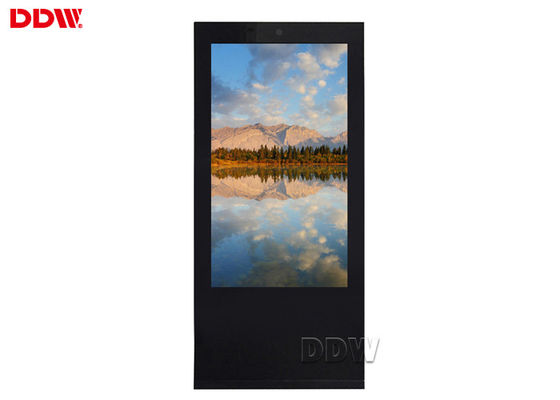 نماد دیجیتال داخلی دو طرف نمایش 98 اینچ گواهی FCC / RoHS DDW-AD9801S