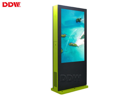 اصلی سامسونگ 2500 Nits در فضای باز LCD Totem Touch Screen Digital Signage Kiosk 55 اینچ