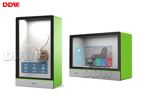 DDW-ADTS8601 نمایشگر دیجیتال شفاف ال سی دی 1500cd / m2 روشنایی برای فروشگاه خرده فروشی