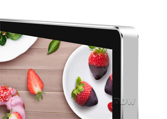 50 &quot;بزرگ کیوسک رایگان ایستاده تبلیغاتی علامت های دیجیتال نوار صفحه نمایش لمسی برای مرکز نظارت امنیتی