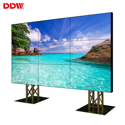 5.3 میلی متر نمایشگر LCD بدون درز ، 500 نیت LED دیوار ویدئویی چندگانه با نور پس زمینه