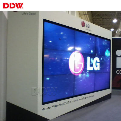 1.8 mm DDW LCD Video Wall 1920x1080 500 Nits حلقه DP با روشنایی بالا حلقه خارج می شود