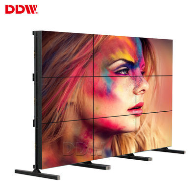 3.5 میلی متر 1920x1080 DDW LCD ویدئو دیواری 49 اینچ دارای درجه تجاری با روشنایی بالا