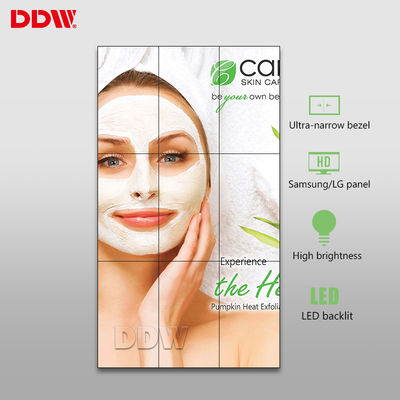 60 هرتز 55 نمایشگر چند ال سی دی بدون درز 178 درجه زاویه دید با حاشیه باریک