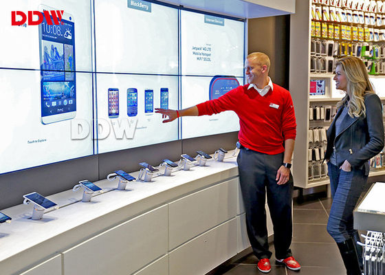 Motion Sensor 55 Interactive Video Wall HD وضوح فیزیکی 1920 * 1080 LED نور پس زمینه