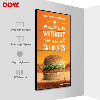 صفحه نمایش LCD ال سی دی عمومی ، حلقه RS-232 RJ45 - نمایشگر دیواری ویدئویی مدار ال سی دی