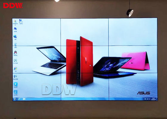 1920 * 1080P دیوار ویدئویی تجاری 55 اینچ با سطح ضد نور 500 نیت