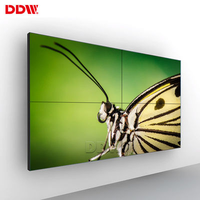 RJ45 حلقه 46 اینچ دوربین مداربسته ویدئو وال HD 178x178 زاویه دید با ورودی 230 وات