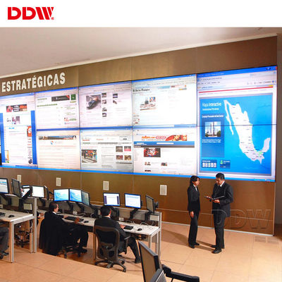 46 اینچ امنیتی ویدئو دیواری HD LCD 1920x1080 RJ45 حلقه دیزی زنجیر فوق العاده باریک