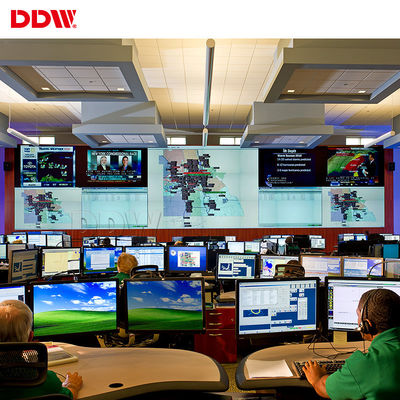 وضوح خروجی 1920 * 1080 کنترل کننده دیوار ویدئو 2x3 ، کنترل کننده ویدئو RS232 LAN HD