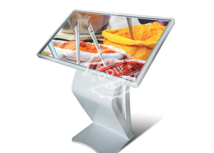 Rotating lcd display Touch Screen Digital Signage kiosk 3mm thickness tempered glass