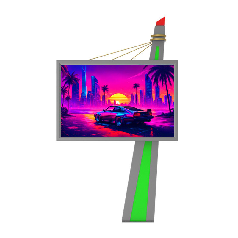 نصب آسان P6 فولاد 8000nits صفحه نمایش ضد آب تبلیغاتی در خارج از خانه