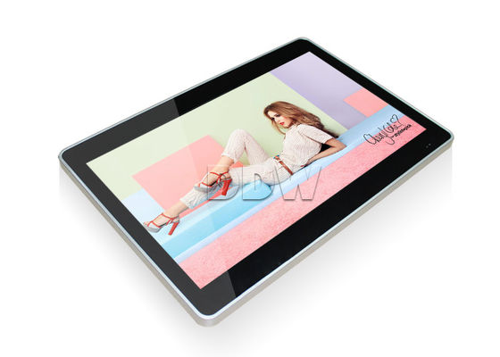 صفحه نمایش سیاه و سفید TFT دیوار مجهز نمایش تبلیغات 43 '' Hdmix2 3G 4G فای MP4 پلیر