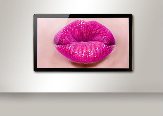صفحه نمایش سیاه و سفید TFT دیوار مجهز نمایش تبلیغات 43 '' Hdmix2 3G 4G فای MP4 پلیر