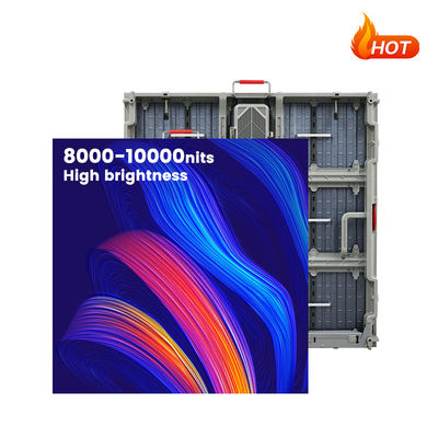 رنگ کامل P5 P6.67 P8 P10 آلومینیوم بیرونی صفحه نمایش LED در فضای باز تبلیغات صفحه نمایش LED