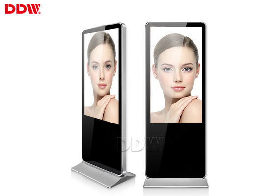 1920 * 1080 Stand alone signage دیجیتال 43 اینچ TFT 1080p FHD 500cd / m2 روشنایی