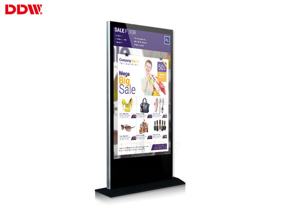 84 اینچ 4K طبقه ایستاده Lcd تبلیغات پلیر، طبقه نمایشگاه نشانه دیجیتال نمایش صفحه نمایش تبلیغات DDW-AD8401S