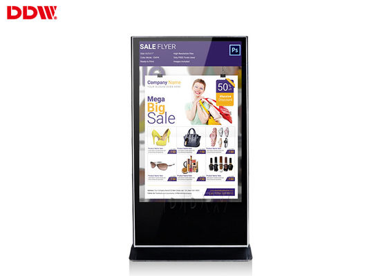 84 اینچ 4K طبقه ایستاده Lcd تبلیغات پلیر، طبقه نمایشگاه نشانه دیجیتال نمایش صفحه نمایش تبلیغات DDW-AD8401S