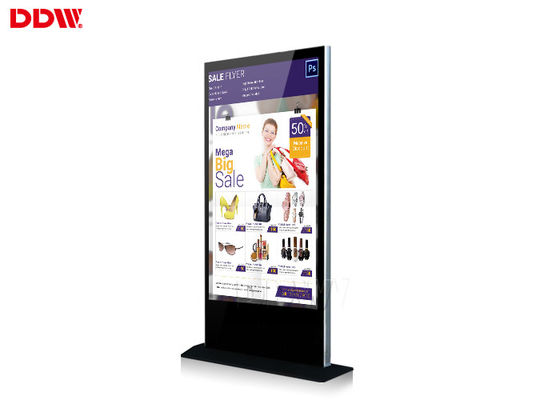 84 اینچ 4K طبقه ایستاده Lcd تبلیغات پلیر، طبقه نمایشگاه نشانه دیجیتال نمایش صفحه نمایش تبلیغات DDW-AD8401S