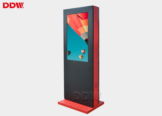 32 اینچ IP65 ضد آب 1920x1080 FHD علامت گذاری دیجیتال سفارشی در فضای باز برای تبلیغات DDW-AD6501SNO