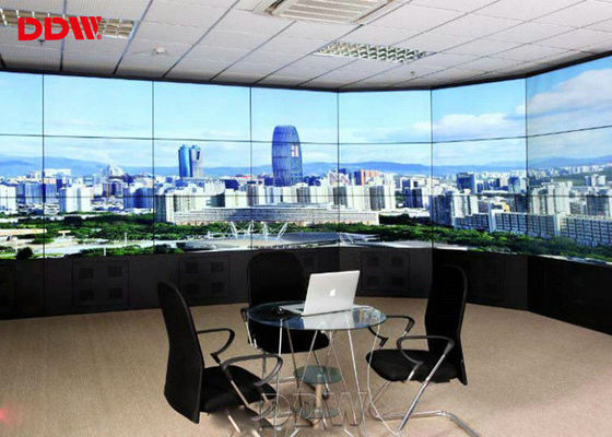 دیجیتال ال جی 47 دیجیتال دیجیتال منحنی دیجیتال videowall 1.7mm باریک منحصر به فرد 230W مصرف برق DDW-LW550HN16