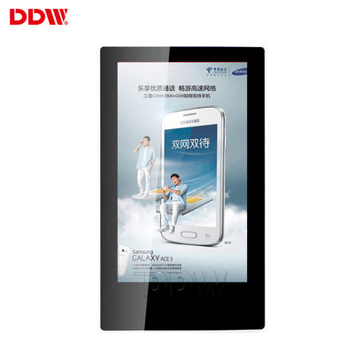 700 Nits صفحه نمایش لمسی علامت های دیجیتال 15.6 '' جدول بالا تبلیغات نمایش برای کافه