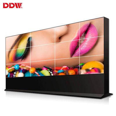 مانیتور دیواری ویدئویی LCD باریک DDW فوق العاده نازک 8 بیتی 16 مگابایتی پشتیبانی از رنگ متنوع