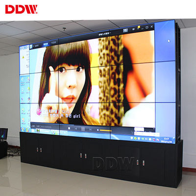 60Hz DDW LCD Video Wall 55 اینچ 3.5 میلی متر با کنتراست بالا با فن های کم صدا