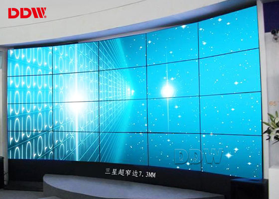 55 صفحه نمایش LCD بدون فریم HDMI VGA DVI سیگنال های 700 نیت با پنل سامسونگ