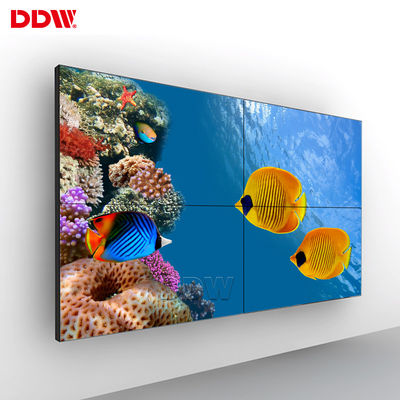 صفحه نمایش ویدئویی LCD فوق العاده باریک حاشیه 1920 * 1080 500 نیت LED با نور پس زمینه 5.3 میلی متر