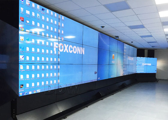 نمایشگر دیواری ویدئویی LCD با اندازه سفارشی برای مرکز خرید 2 X ورودی HDMI