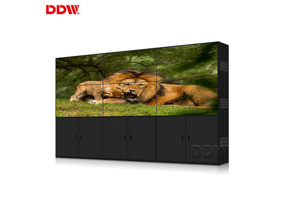 1920 * 1080 صفحه کنترل ویدئو وال / ضد تابش چند صفحه ای LCD