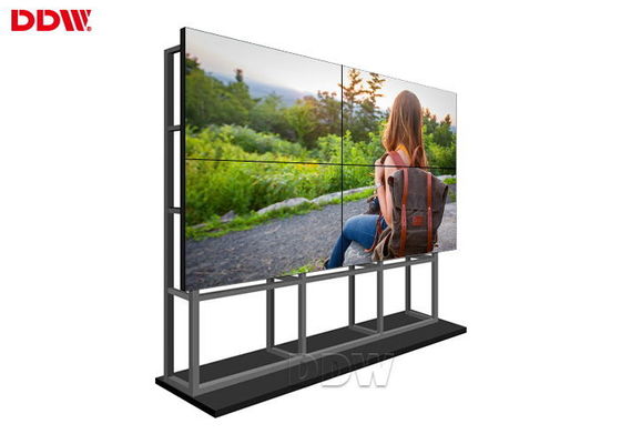 نمایشگر LCD باریک و بدون حاشیه / دیوار ویدئویی تبلیغاتی 55 اینچ