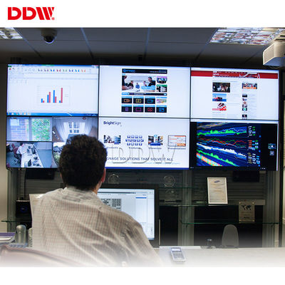 جعبه کنترل دیوار ویدئویی 4K LCD Dp 4K DVI HDMI SD ورودی Android IOS کنترل 32 بیتی