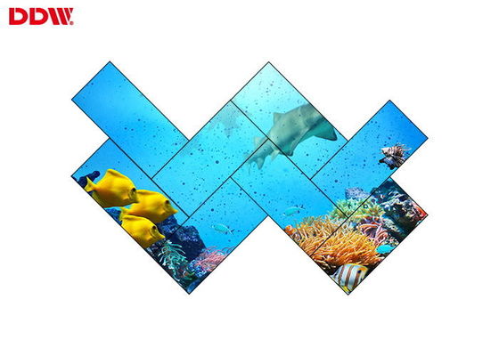 موزاییک دیواری ویدئویی چند رنگ ، نمایشگرهای ویدئویی شفاف و بدون درز